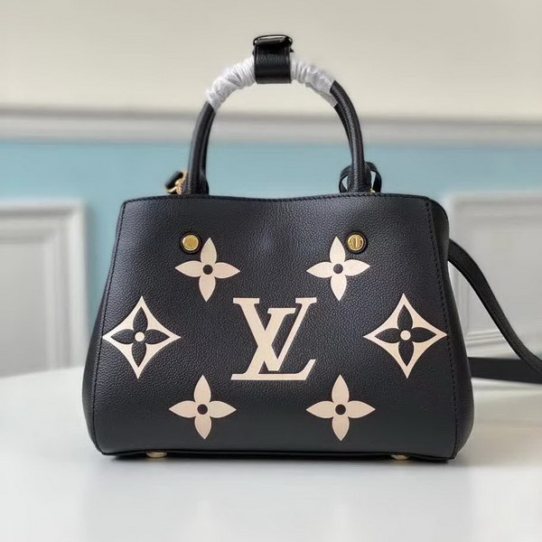 【原版皮】路易威登/LV Montaigne BB手袋,将Monogram图案先印染后压印于粒面皮革,与挺括线条相辅相成,有立体感的造型与精巧的内部设计,款号:M41053