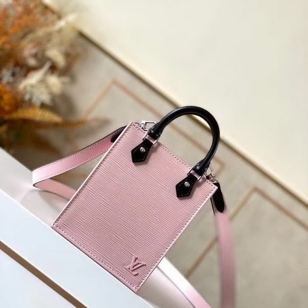 【原版皮】路易威登/LV Petit  Sac Plat手袋, Epi皮革浓缩经典设计,轻盈而充裕的构型可容纳手机等日常所需,可拆卸肩带实现手提,肩背和斜挎选择,款号:M69575