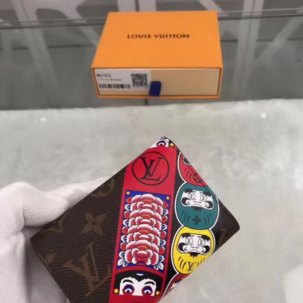 【原版皮】路易威登/LV Victorine钱夹,取材Monogram帆布,借鉴山本宽斋的艺术特色,缤纷展现歌舞伎,脸谱元素,款号:M67253