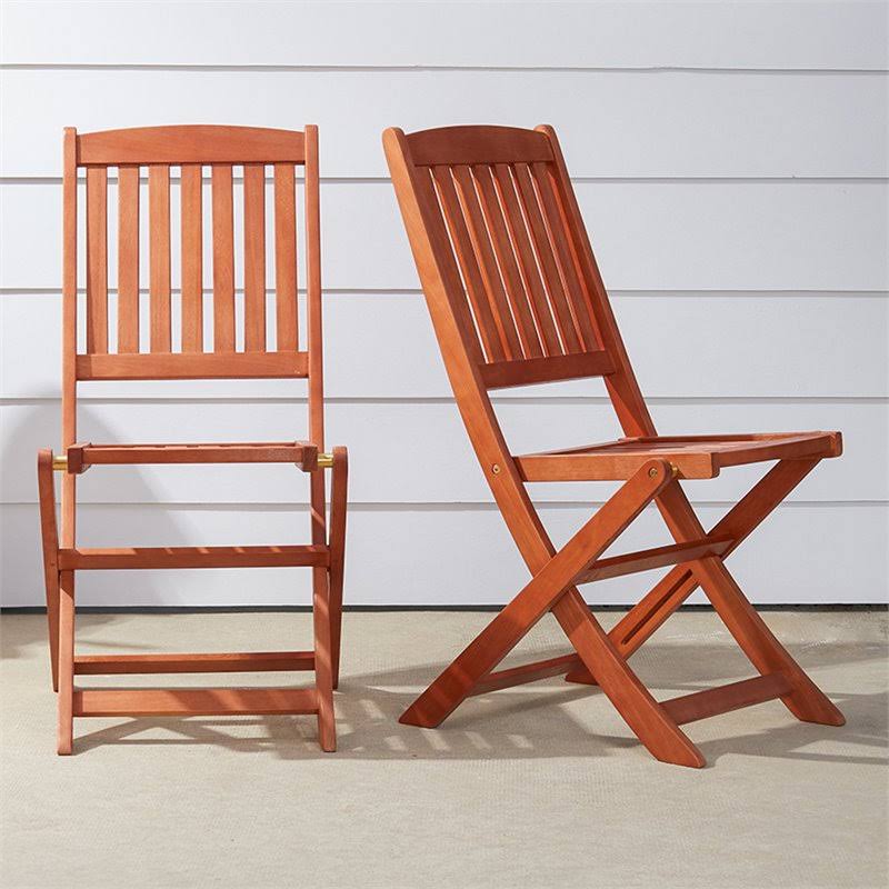Vifah V04 Folding Bistro Patio Dining Chair - 2 pack