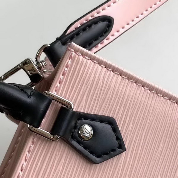 【原版皮】路易威登/LV Petit  Sac Plat手袋, Epi皮革浓缩经典设计,轻盈而充裕的构型可容纳手机等日常所需,可拆卸肩带实现手提,肩背和斜挎选择,款号:M69575
