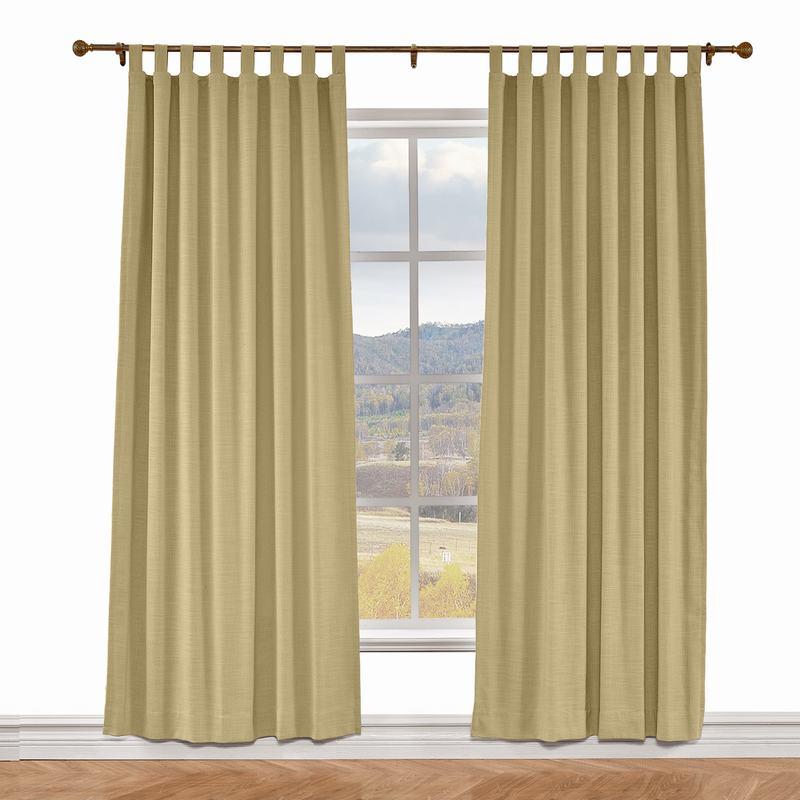LIZ Polyester Linen Curtain Drapery Custom