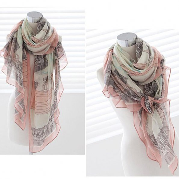 Cotton Silk Shawl Scarves