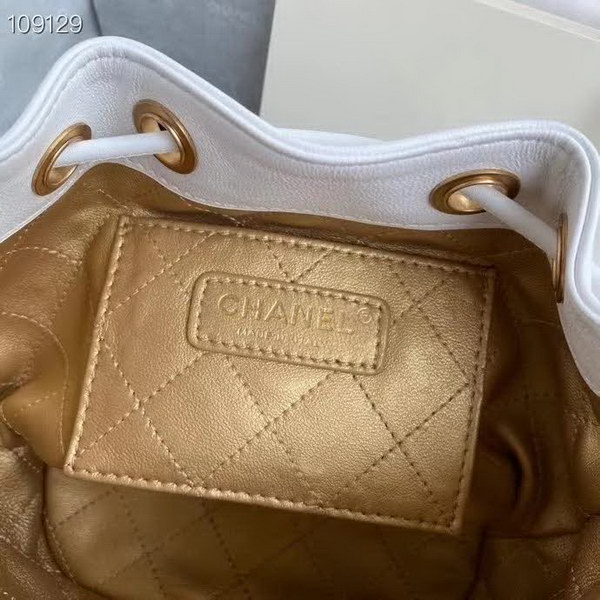 【原版皮】香奈儿/Chanel 手工系列水桶包,各种元素铆钉镶嵌成的双C标志,选用细腻羊皮,内里质感金属牛皮
