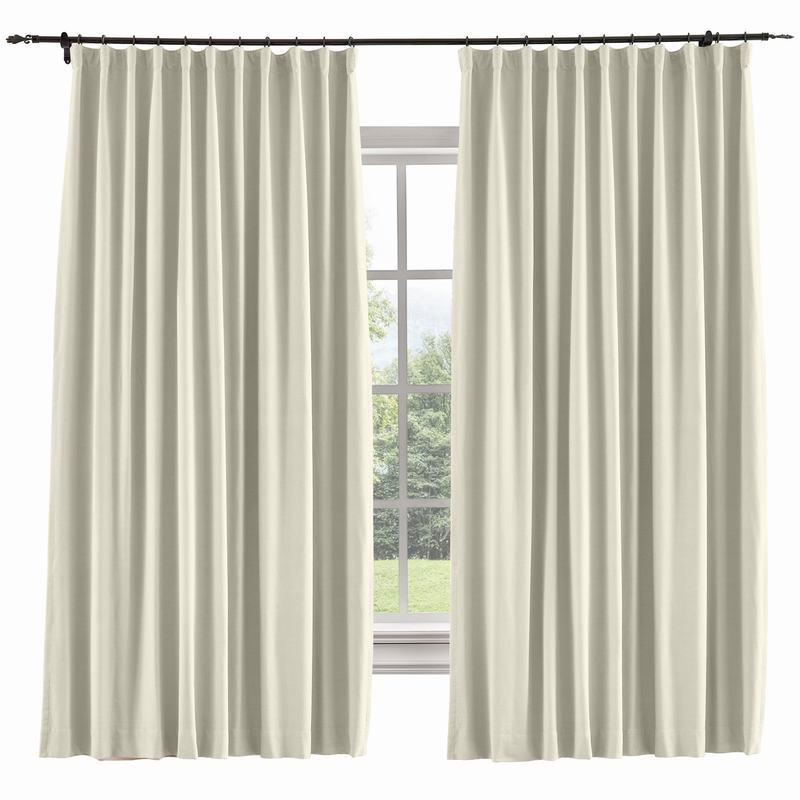 CAPRI Cotton Linen Polyester Curtain Drapery Custom