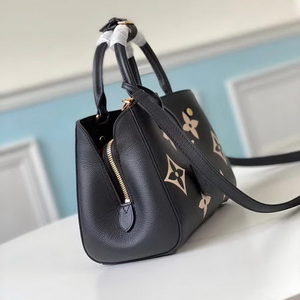 【原版皮】路易威登/LV Montaigne BB手袋,将Monogram图案先印染后压印于粒面皮革,与挺括线条相辅相成,有立体感的造型与精巧的内部设计,款号:M41053