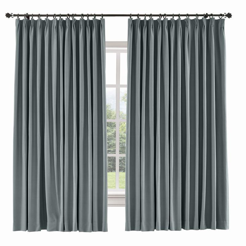 CAPRI Cotton Linen Polyester Curtain Drapery Custom