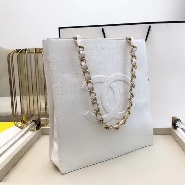 【原版皮】香奈儿/Chanel 大Logo全皮购物包,实用型设计理念,进口小牛皮,大容量,日常上班A4文件妥妥的,大小正好款式也不挑服装 ,休闲,裙装都可轻松驾驭,款号: AS1945