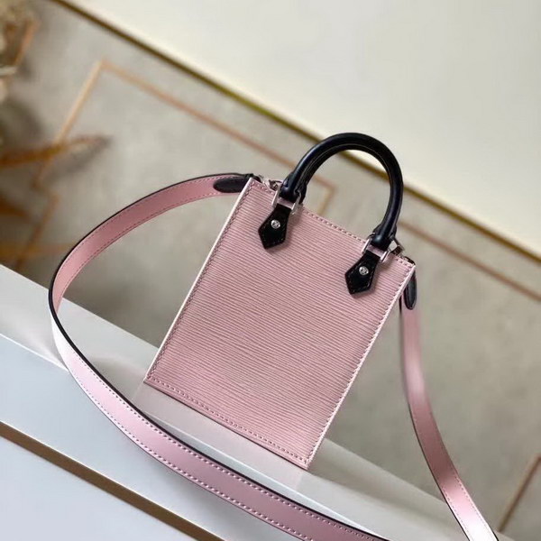 【原版皮】路易威登/LV Petit  Sac Plat手袋, Epi皮革浓缩经典设计,轻盈而充裕的构型可容纳手机等日常所需,可拆卸肩带实现手提,肩背和斜挎选择,款号:M69575