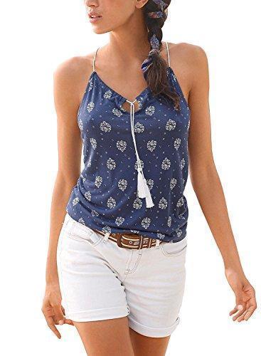 Floral Spaghetti Strap Tank Top