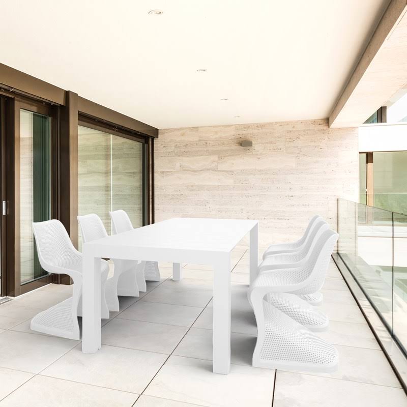 Compamia Vegas Extendable Dining Table - White