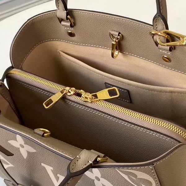 【原版皮】路易威登/LV Montaigne 手袋,将Monogram图案先印染后压印于粒面皮革,与挺括线条相辅相成,有立体感的造型与精巧的内部设计,款号:M41048