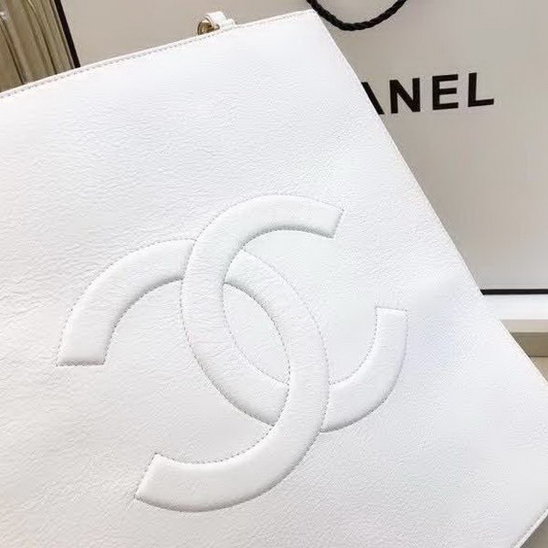 【原版皮】香奈儿/Chanel 大Logo全皮购物包,实用型设计理念,进口小牛皮,大容量,日常上班A4文件妥妥的,大小正好款式也不挑服装 ,休闲,裙装都可轻松驾驭,款号: AS1945