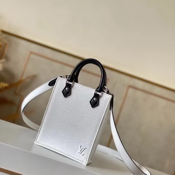 【原版皮】路易威登/LV Petit  Sac Plat手袋, Epi皮革浓缩经典设计,轻盈而充裕的构型可容纳手机等日常所需,可拆卸肩带实现手提,肩背和斜挎选择,款号:M69441