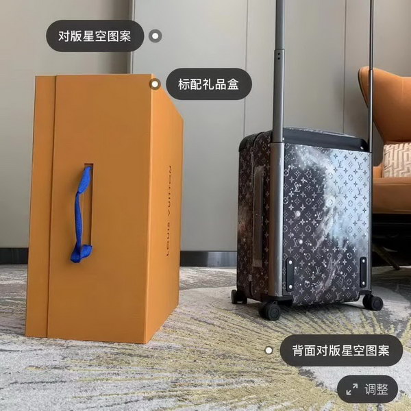 路易威登/LV 星空Horizon拉杆箱以个性创意革新,追溯品牌传统行李箱的设计风尚,皮革边角保护和超大外置拉杆丰富智慧细节,打造优雅且实用的旅行伴侣