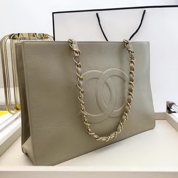 【原版皮】香奈儿/Chanel 大Logo全皮购物包,实用型设计理念,进口小牛皮,大容量,日常上班A4文件妥妥的,大小正好款式也不挑服装 ,休闲,裙装都可轻松驾驭,款号: AS1943