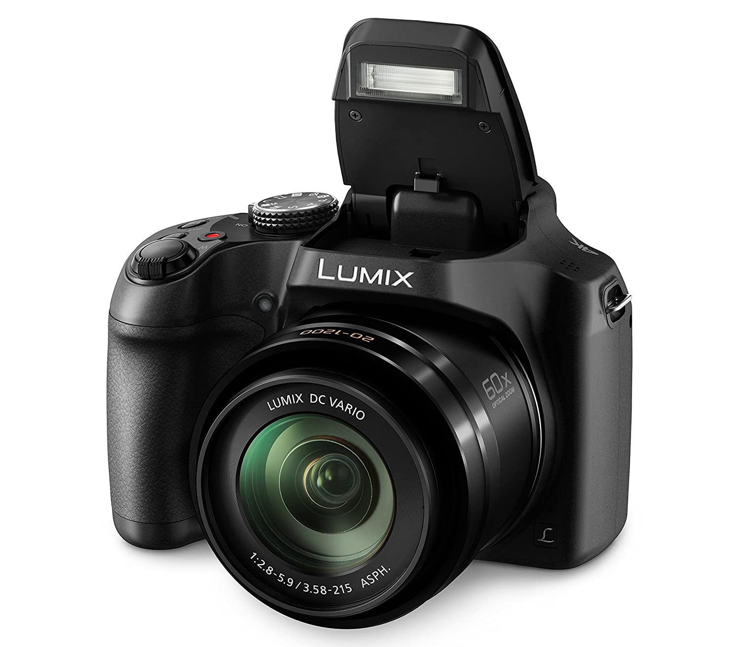 Copy Panasonic Lumix DC FZ82 Appareils Photo Numériques (18 Megapixel, 20mm Grand angle, 60x opt. Zoom, enregistrement vidéo 4K30p, AF à contraste hybride)