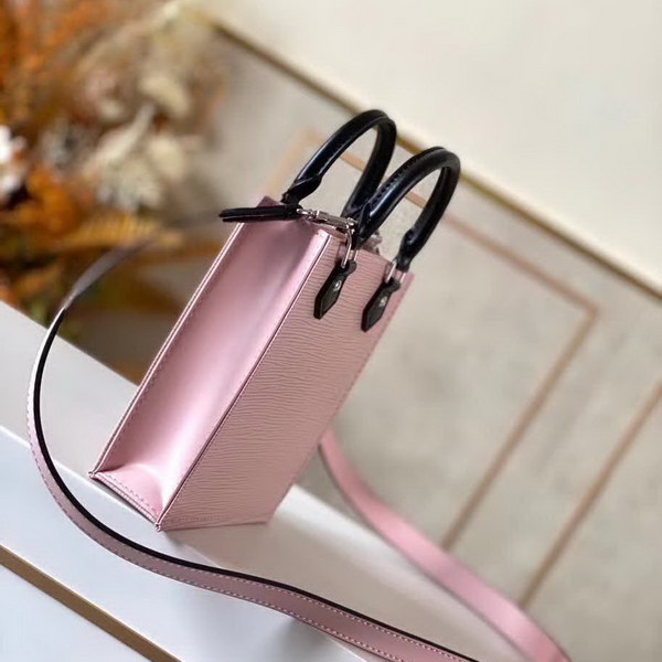 【原版皮】路易威登/LV Petit  Sac Plat手袋, Epi皮革浓缩经典设计,轻盈而充裕的构型可容纳手机等日常所需,可拆卸肩带实现手提,肩背和斜挎选择,款号:M69575