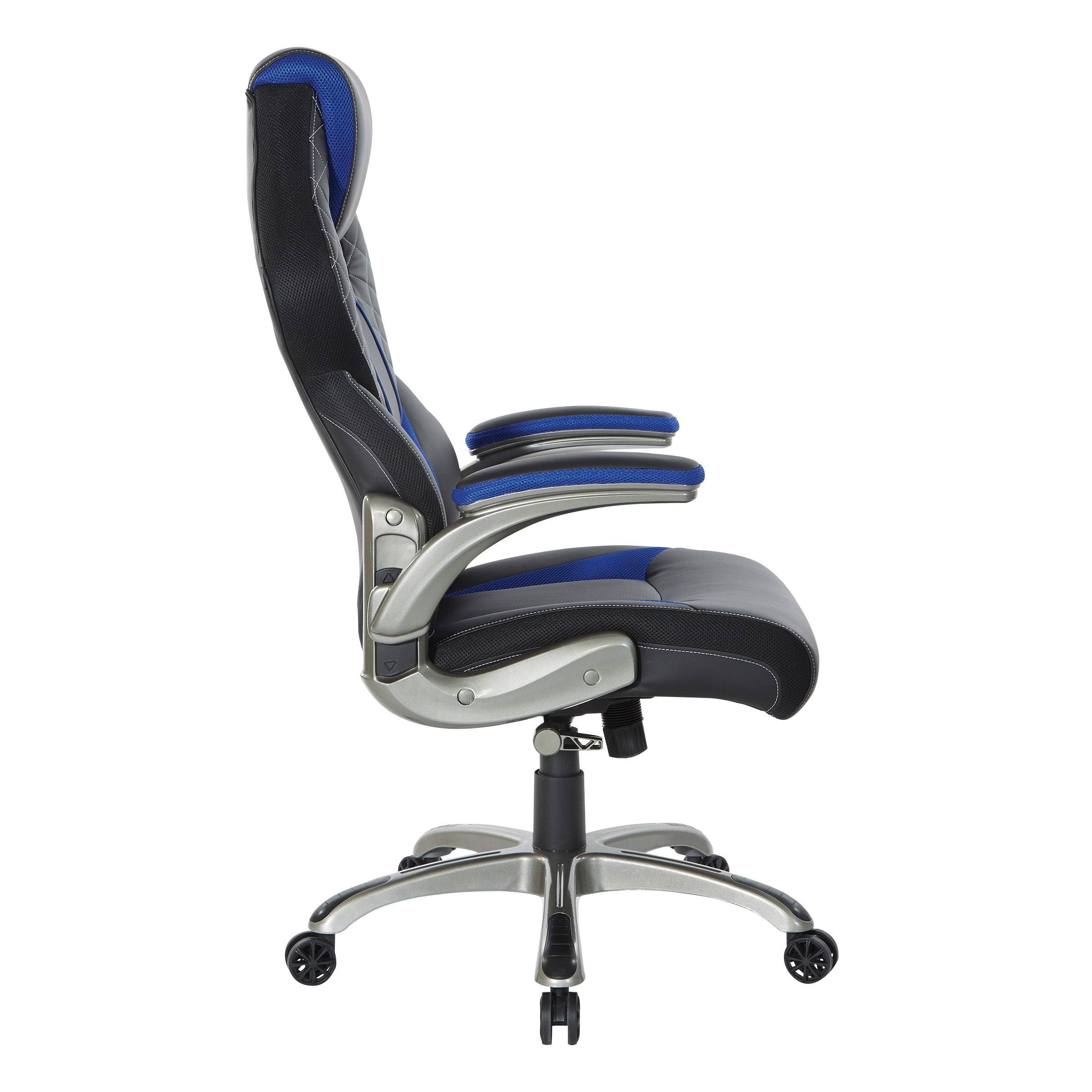 Osp Home Furnishings Oversite Gaming Chair - Grey