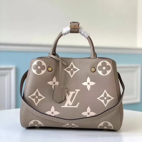 【原版皮】路易威登/LV Montaigne 手袋,将Monogram图案先印染后压印于粒面皮革,与挺括线条相辅相成,有立体感的造型与精巧的内部设计,款号:M41048