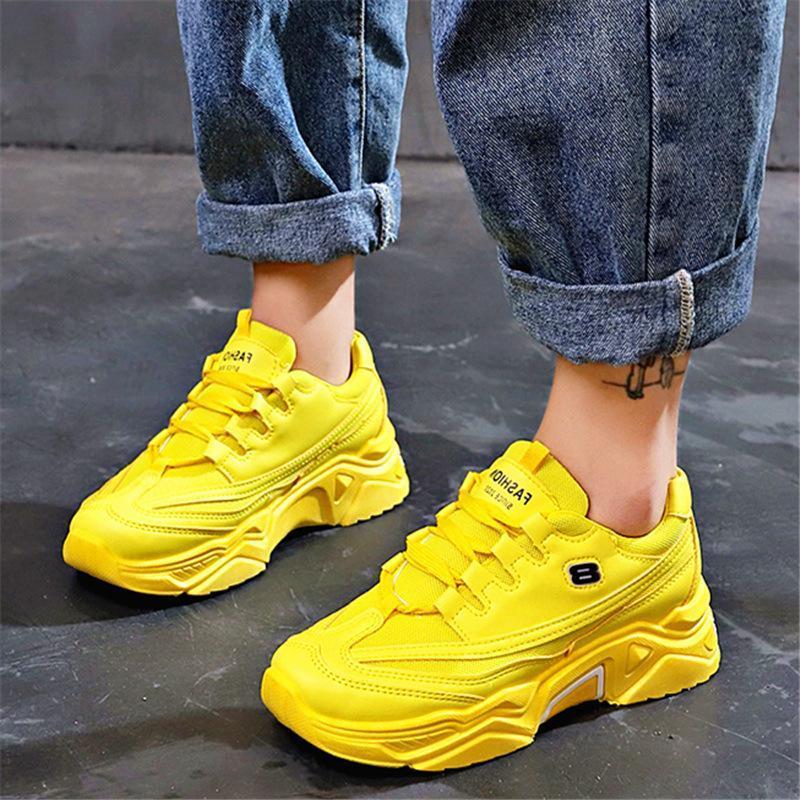 复制Women's Fashion Breathable Mesh Platform Sneakers