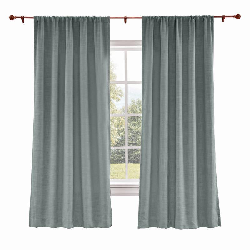 LIZ Polyester Linen Curtain Drapery Custom