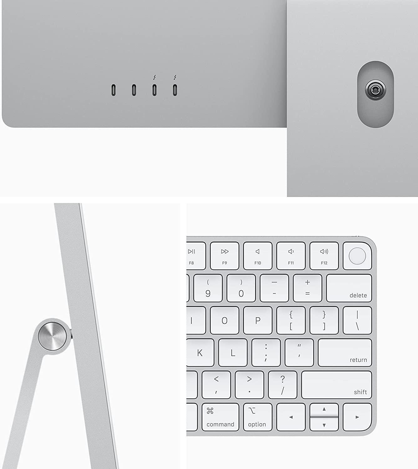 2021 iMac (24-inch, M1 chip with 8‑core CPU and 8‑core GPU, 8GB RAM, 512GB) - Silver