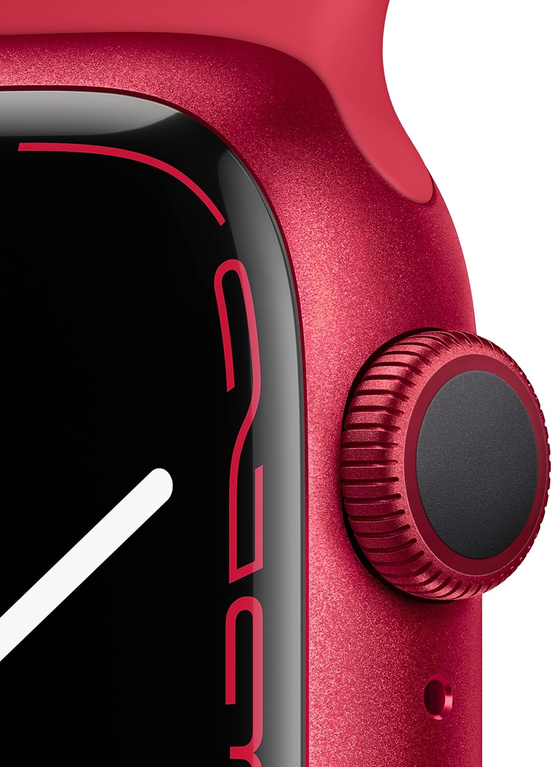 Apple Watch Series 7 (GPS, 41mm) Starlight Aluminum Case with Starlight Sport Band, Regular (Renewed)