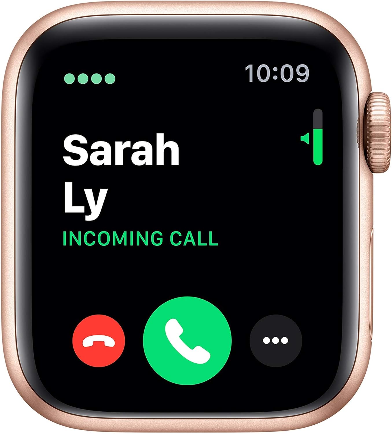 Apple Watch Series 5 (GPS, 44MM) - Space Gray Aluminum Case with Black Sport Band (Renewed)