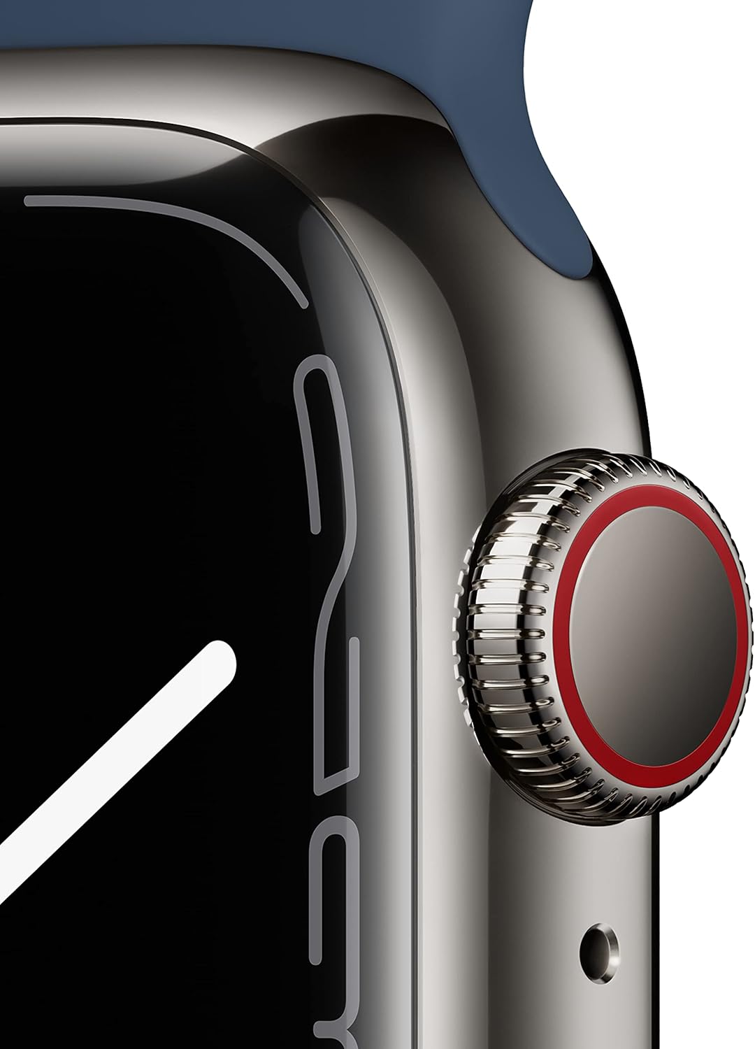 Apple Watch Series 7 (GPS, 41mm) Starlight Aluminum Case with Starlight Sport Band, Regular (Renewed)
