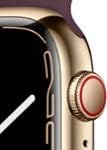 Apple Watch Series 7 (GPS, 41mm) Starlight Aluminum Case with Starlight Sport Band, Regular (Renewed)