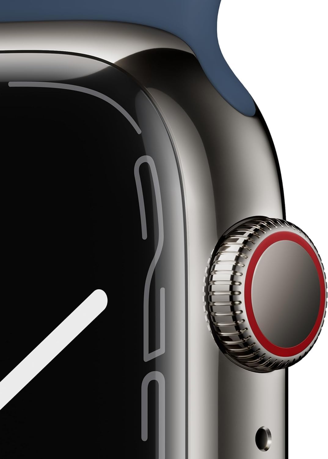 Apple Watch Series 7 (GPS, 41mm) Starlight Aluminum Case with Starlight Sport Band, Regular (Renewed)
