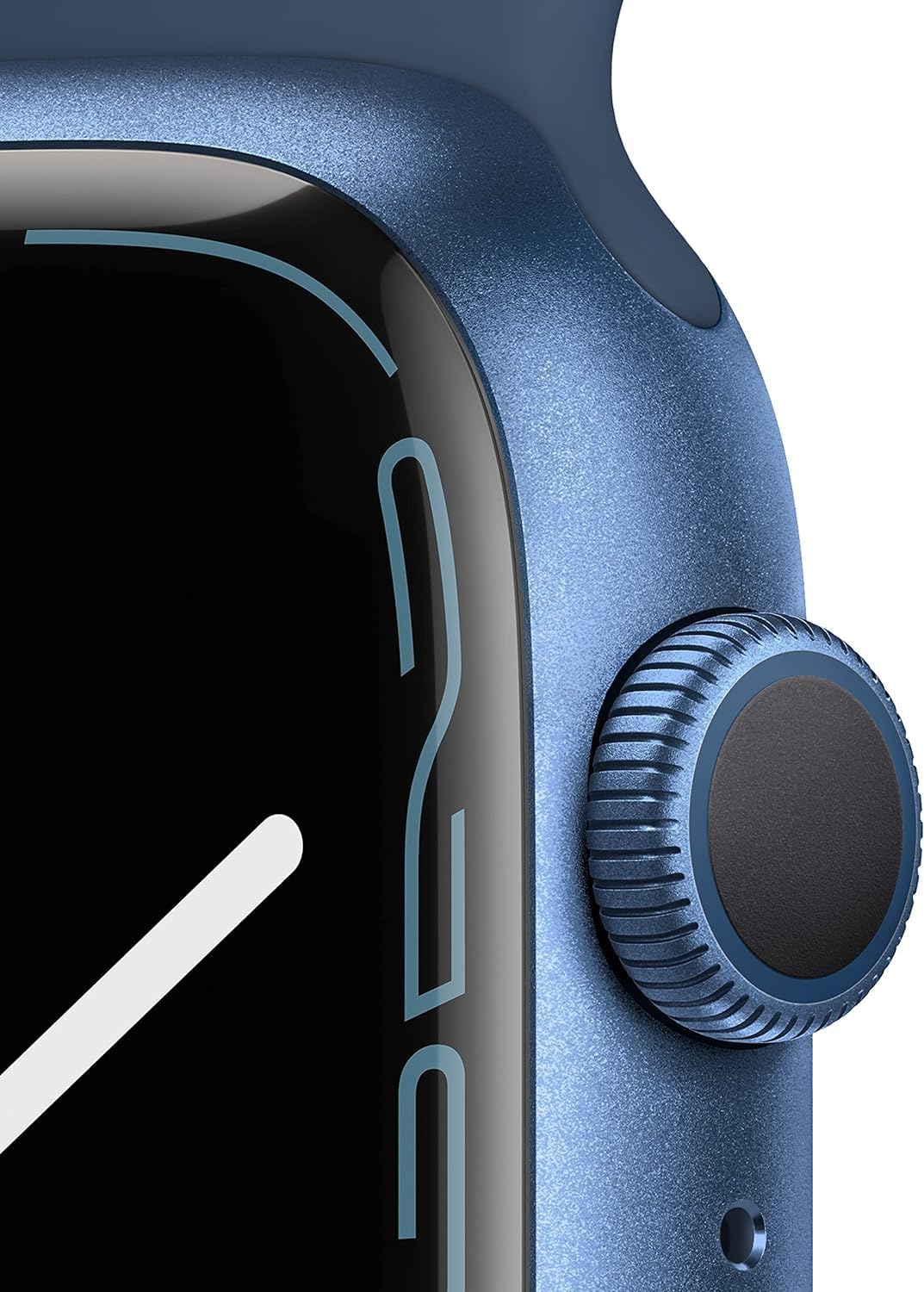 Apple Watch Series 7 (GPS, 41mm) Starlight Aluminum Case with Starlight Sport Band, Regular (Renewed)